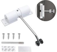 Molla Chiudiporta Automatico, Regolabile Chiudi Porta Porte Interne, Acciaio Ino