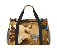 Molla Colorful Farfalla Stampa Ampi Spazio Viaggio Borse Da Viaggio Grande Capacità Borsa Da Viaggio A Mano Per Il Weekend Aereo