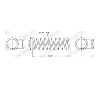 Molla del telaio MONROE SP4113
