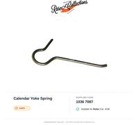 Molla della Bascula del Calendario Usato per Rolex (cod. 1036 7087) Calendar Yok