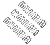 Molla di Abbassamento per Tromba 3 Pezzi, Ricambio in Metallo | Argento, Design Preciso, Facile Installazione, Elasticità di Rimbalzo Migliorata, Compatibile Tromboni e Strumenti a Fiato