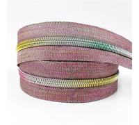 Molla di Compressione 2pc 1-5M 5# Nastro con cerniera in nylon cerniere cursore for borsa Abbigliamento Zip a spirale Tira Decorazione Kit di riparazione Accessori for cucire fai da te(Brown,4Meters)
