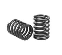 Molla di compressione a Y in acciaio per molle 65Mn, Lunghezza 150mm Diametro esterno 7mm Diametro del filo 1.4mm, 3 pezzi, Nero, 1.4x7x150mm