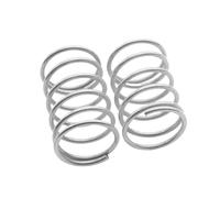 Molla di compressione in acciaio inox 316, Diametro filo 2mm Diametro esterno 17mm Lunghezza 30mm, 10 pezzi, Argento, 2x17x30mm