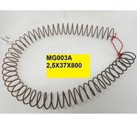 Molla di compressione in acciaio lunghezza 800 mm per applicazioni varie