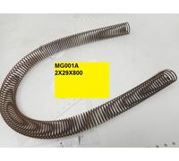 Molla di compressione in acciaio lunghezza 800 mm per applicazioni varie