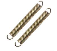 Molla di estensione per trattore da prato, confezione da 2 molle in metallo giallo, modelli LGT1050 LGTX1050 LTX1050KW, supporto di tensione resistente, facile sostituzione fai da te (2 pezzi)