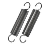 Molla di estensione, tensione a doppio gancio da 2 pezzi, 0,5 x 26 450 mm, Diametro filo, DE, Lunghezza libera, Acciaio, Doppia a forma S(2.5 x 25 x 180mm)