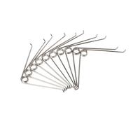 Molla Di Ricambio Per Cesoie Da Giardino 10 pezzi di molle compressione in acciaio a forma V for forbici da giardinaggio, accessori for utensili, riparazione for cesoie giardino