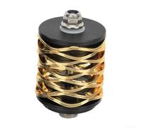 Molla di sospensione ammortizzatore posteriore in acciaio per Brompton e per biciclette 3Sixty progettata per la sostituzione dell'ammortizzatore posteriore con capacità di carico affidabile (oro)