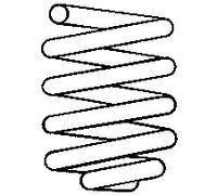 Sachs Molle Sospensione Posteriore 996 476 per VW Golf III/IV Vento 2 pezzi