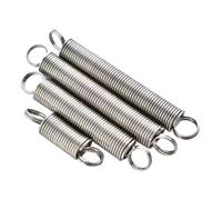 Molla di tensione a doppio gancio, 10 pezzo di molla di estensione in acciaio inossidabile 304 con gancio ad anello, 0.5 mm x 5 mm x 45 mm