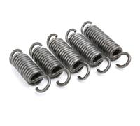 Molla di tensione a doppio gancio, acciaio for molle, diametro filo 1,6 mm, diametro esterno 16 mm, lunghezza libera 200 mm, 2 pezzi(1.6 x 16 x 190 mm)