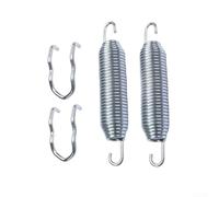 Molla di tensione del tenditore del ponte, ancoraggio del tenditore per | 2 pezzi in metallo per prestazioni di taglio fluide per una sostituzione durevole per la riparazione del tosaerba Hustler