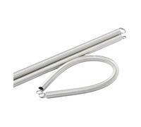 Molla di tensione, N/A 304 Filo in acciaio inossidabile Diametro 0,8 1,0 1,2 mm Doppio gancio Molla di tensione ad espansione lunga con gancio Lunghezza 300 mm 2 pezzi(0.8x7x300 2pcs)