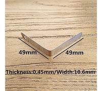 Molla di torsione dritta, utensili a molla, 42/49/51MM Push V Shape Double Single Hole Spring Clips Kayak Paddle Snap Shrapnel Tenda Palo Blocco for Perno Tubo Telescopico, 50 PZ, (Dimensioni: 49x49MM