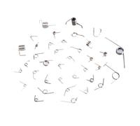 Molla di torsione in acciaio inossidabile 304 Micro Mini diametro 0,3 mm, 20 pezzi, for gioielli(NO4)