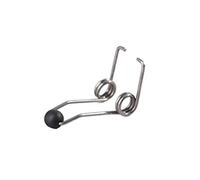 Molla di torsione piccola, 1/5 pezzi Diametro filo 1,2 mm Sostituzione del ferro arricciacapelli Molla di torsione a doppio ritorno Accessori for bacchetta arricciacapelli di bellezza (Colore: Metalli