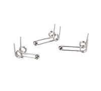 Molla di torsione piccola, 1/5 pezzi Diametro filo 1,2 mm Sostituzione del ferro arricciacapelli Molla di torsione a doppio ritorno Accessori for bacchetta arricciacapelli di bellezza (Colore: Metalli