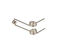 Molla di torsione piccola, 2 pezzi di diametro del filo 1,2 mm Sostituzione del ferro arricciacapelli Molla di torsione a doppio ritorno Accessori for asta arricciacapelli (dimensioni: 26mm) (Size : 2