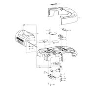 Molla di torsione XR50036908 ORIGINALE Worx