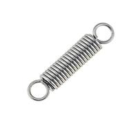 Molla di trazione a doppio gancio, Molla di tensione a doppio gancio, 10 pezzi, molla piccola a, diametro filo 0,5 mm, molle espansione(0.5 * 5 * 50mm)
