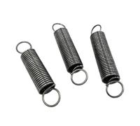 Molla di trazione con gancio ad anello e molla di estensione 0.7 mm Filo Diametro, 8 mm OD, 80 mm Libero Lunghezza, Molla Acciaio, Pacchetto di 10