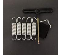 Molla elastica per trampolino (87, 100, 120, 140, 165 mm) Molla sostitutiva per molla, accessori per trampolino, triangolo per trampolino (87, 100, 120, 140, 165, 178 mm) (87)
