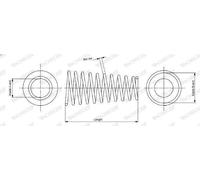 Molla elicoidale MONROE SP3107 TOYOTA YARIS (_P1_) 1 1999-2005