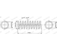 Molla elicoidale MONROE SP3558 MAZDA 3 Tre volumi (BK) 2 2003-2009