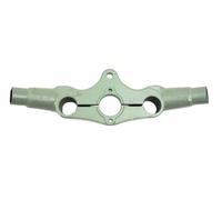 Molla Forcella Inline Alzata Morsetto Ha 1 " Tubo Su Ogni Lato