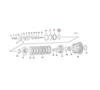 Molla frizione heavy duty l84-90 xl sportster oem 36792-84 Barnett