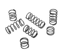 Molla meccanica in acciaio per compressione estesa Confezione Da 50 Molle Di Compressione In Acciaio for, Nere, 0,8 mm x 12 (10-55)(0.8mmx12mmx45mm)