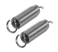 Molla Pedale Cassa per Grancassa 2 Pezzi in Acciaio Inox Argento | Pedali di Cassa e Pedali Kick, Sostegno al Rimbalzo, Uso in Prove e Live, Monta in Modo Semplice