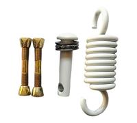 Molla per amaca resistente, grande capacità di carico e resistente alla | Gancio per altalena con bulloni, per montaggio a soffitto, per interni, palestra, sacco da boxe, balcone, garage