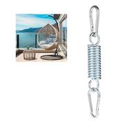 Molla per Dondolo Sedia sospesa a Molla, Sospensione a Tensione, Amaca da Esterno, Gancio di Sospensione a Torsione, Molla(8CM_4PCS)