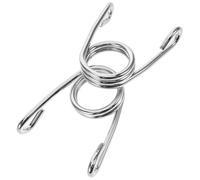 Molla per Sella Singola Moto, Argento, Lega di Zinco, Coppia | Assorbimento Urti e Smorzamento Vibrazioni, per Sedile Singolo e Supporti, Design Retrò