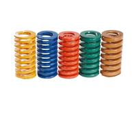 Molla per stampo in acciaio, Molla for compressione a spirale in acciaio for molle, 2 pezzi, multicolore, 27x13,5x(25-300) mm(Brown,27 x 13.5 x 90mm)