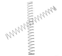 Molla piatta quadrata del filo di 1.0mm per i modelli di ingegneria e le configurazioni sperimentali che richiedono caratteristiche di compressione ripetibili e rigidità (B)
