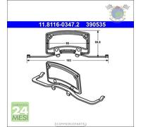 Molla Pinza freno ATE per AUDI A8 A6 VW PHAETON
