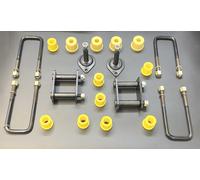 Molla Posteriore Catena Perno Bulloni a U Perno Kit Boccole Per D22 2.5TD 1998+