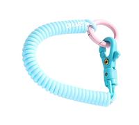 Molla retrattile | Cordino Guinzaglio A Molla Elicoidale | Polso | Portachiavi retrattile Anti-Perdita Per Portachiavi Cellulare (7 Collo)