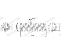 Monroe Molla sospensione ad elica SP4401 per Mercedes-Benz GLC