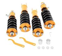 Molla Sospensione Pneumatica Per Civic CRX 1988-1991 EE Per Per Integra 1990-1993 DA DB Forcella Posteriore Tipo 24 Ammortizzatore Coilovers Regolabili(Gold)