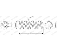 Molla sospensione SP4020 MONROE per KIA SPORTAGE III