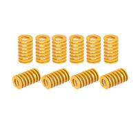 Molla Tazza,18mm OD 30mm Lungo 10pz Spirale Stampaggio,Giallo