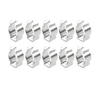 Molla Terry Clips Tool Rack, Morsetti di stoccaggio in acciaio al manganese | Queste dieci clip in spugna a molla in acciaio al manganese organizzano in modo efficiente gli strumenti per massimizzare lo