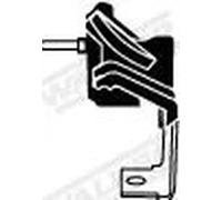 Molla tubo di scarico 80345 WALKER per RENAULT LAGUNA II LAGUNA II Grandtour