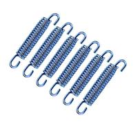 Molla Tubo di Scarico, Ganci Molle Marmitta, Ganci a Molla Tubo di Scarico Moto, Molla Marmitta Scarico Moto, 6 Pezzi Ganci a Molla Tubo di Scarico Marmitta in Acciaio Inox per Scooter Moto ATV(Blu)