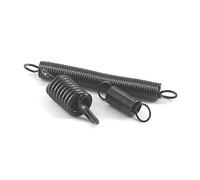 molle, 10 pezzi di piccole molle tensione con ganci, spessore 0,4 mm, lunghezza 15-25, estensione(0.4x4x25mm)